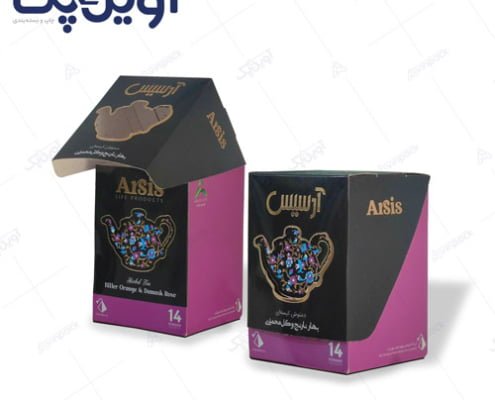 جعبه مقوایی دمنوش