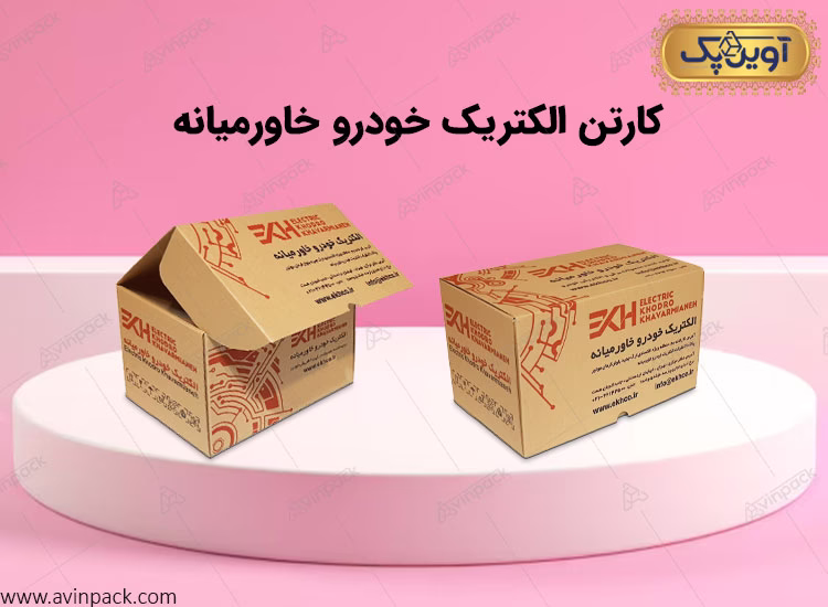 کارتن بسته بندی قطعات خودرو الکتریک خودرو خاورمیانه