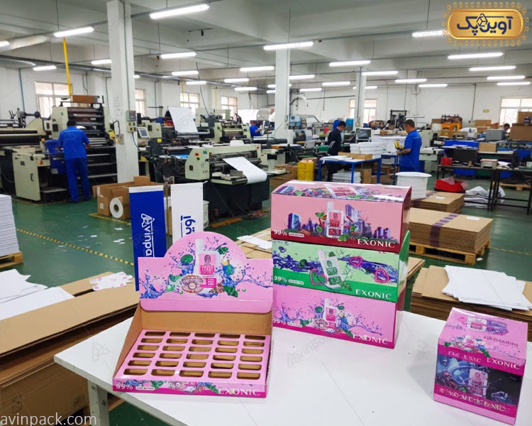 استند بسته بندی کارتن و مقوایی از قیمت، خرید و طراحی تا تولید با انواع نمونه