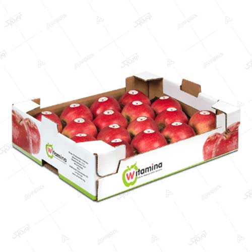 کارتن سیب درختی قرمز صادراتی