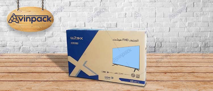 کارتن بسته بندی تلویزیون ایکس ویژن مادیران