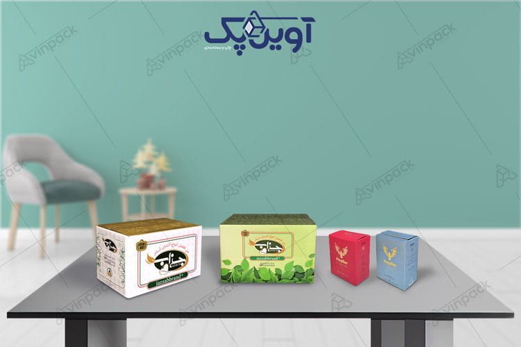 انواع جعبه و کارتن چای