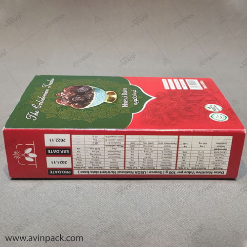 جعبه خرما 4 cm