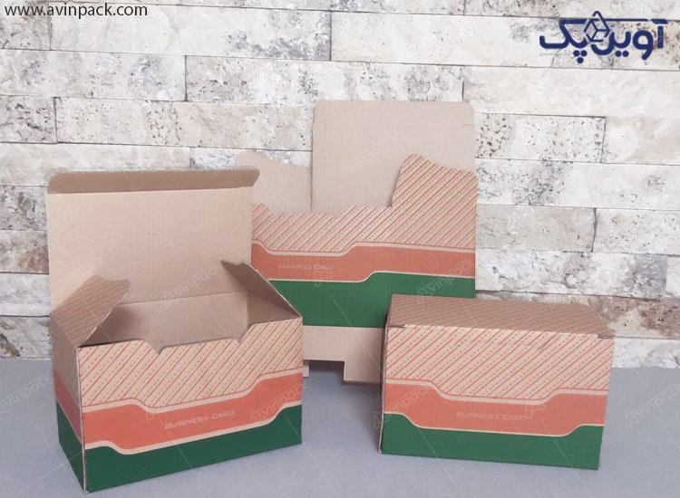 کارتن بسته بندی کارت ویزیت