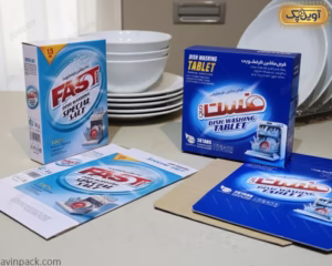 طراحی هوشمند جعبه بسته بندی قرص و نمک ماشین ظرفشویی: راهنمای تخصصی تولید